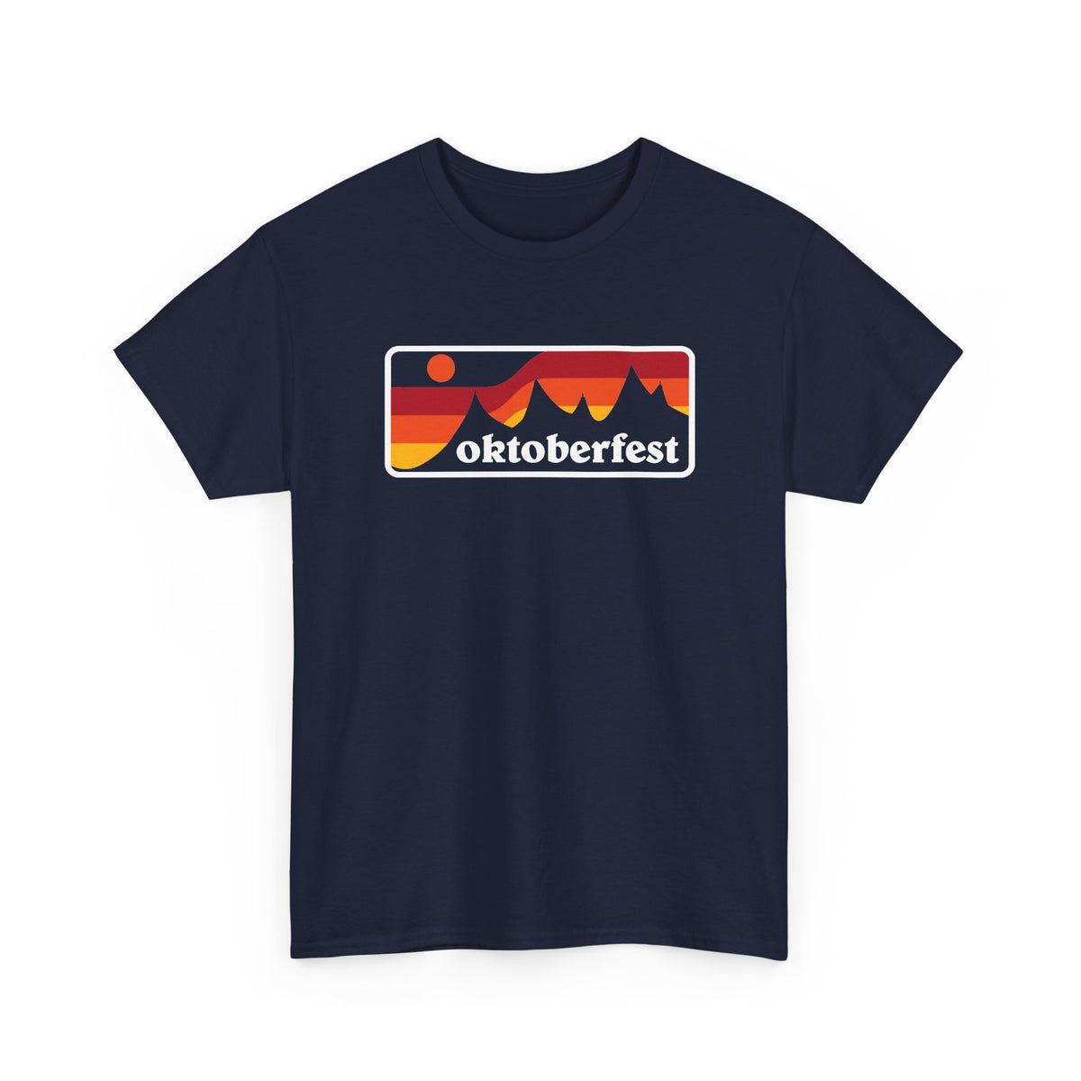 Oktoberfest Retro Mountains T-Shirt