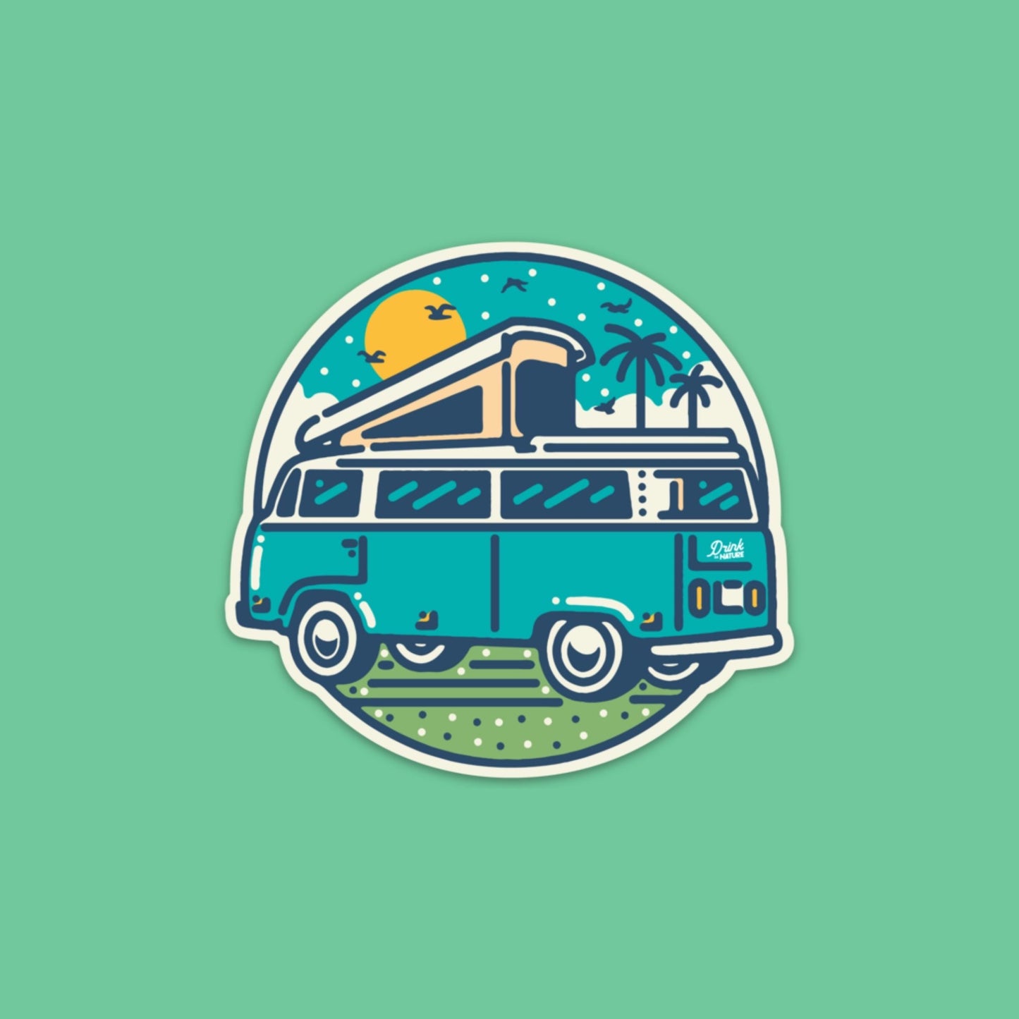 Pop-Up Camper Sticker