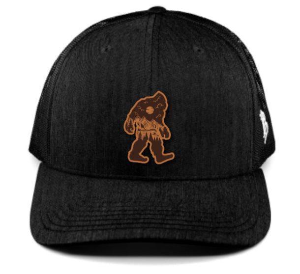 Bigfoot Branded Bills Leather Patch Hat