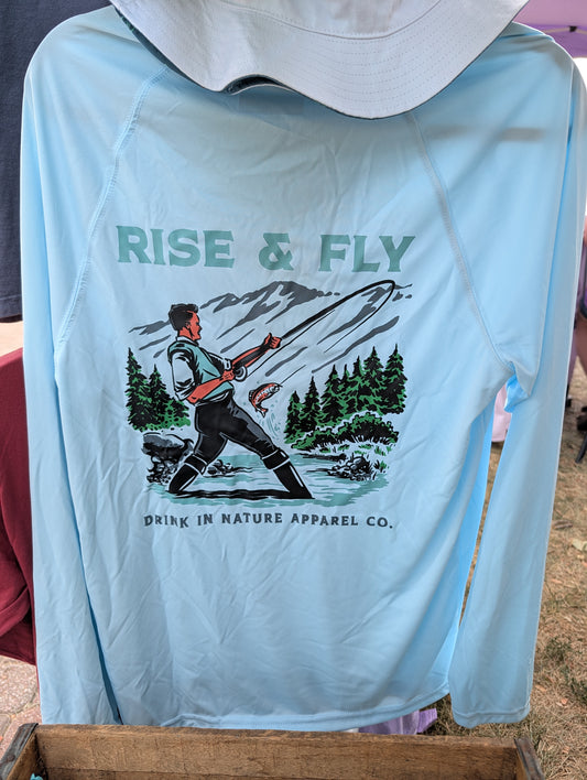 Rise & Fly Hooded UPF Long Sleeve