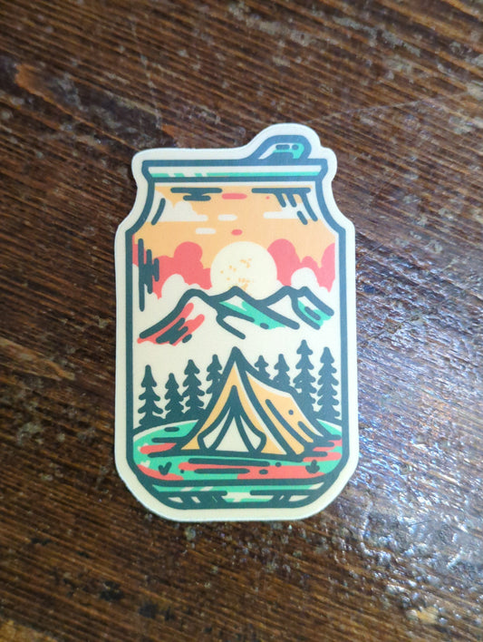 Drink in Nature Can Sticker