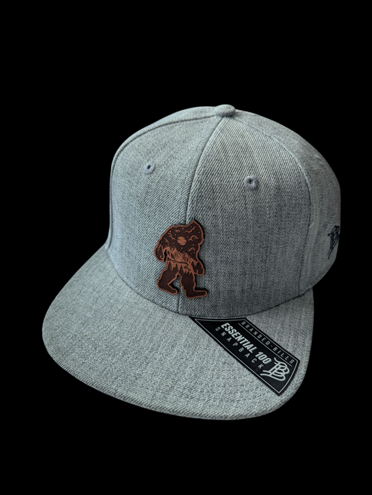 Bigfoot Branded Bills Leather Patch Hat