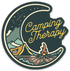 Camping Therapy Sticker
