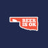 Beer is OK logo Sticker