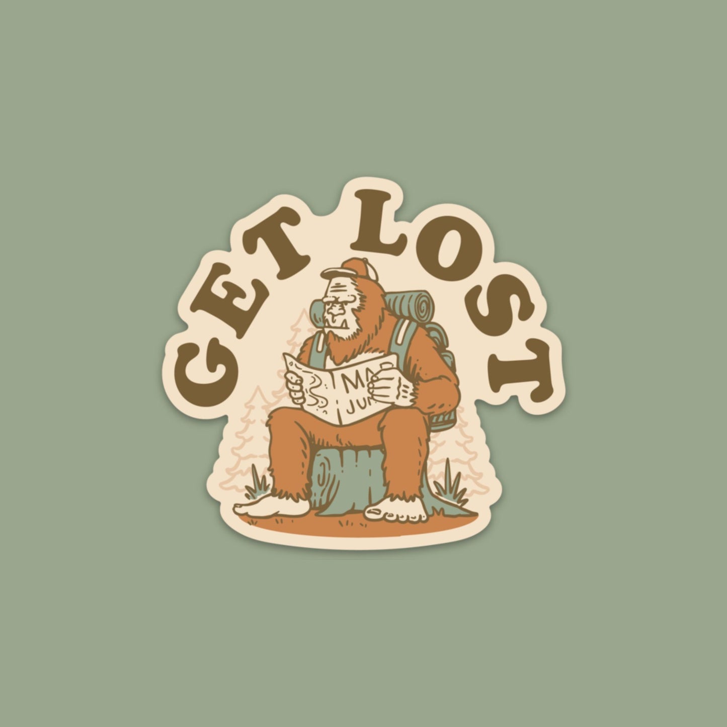 Get Lost Sticker