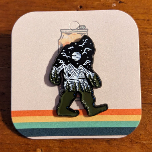 Bigfoot Enamel Pin