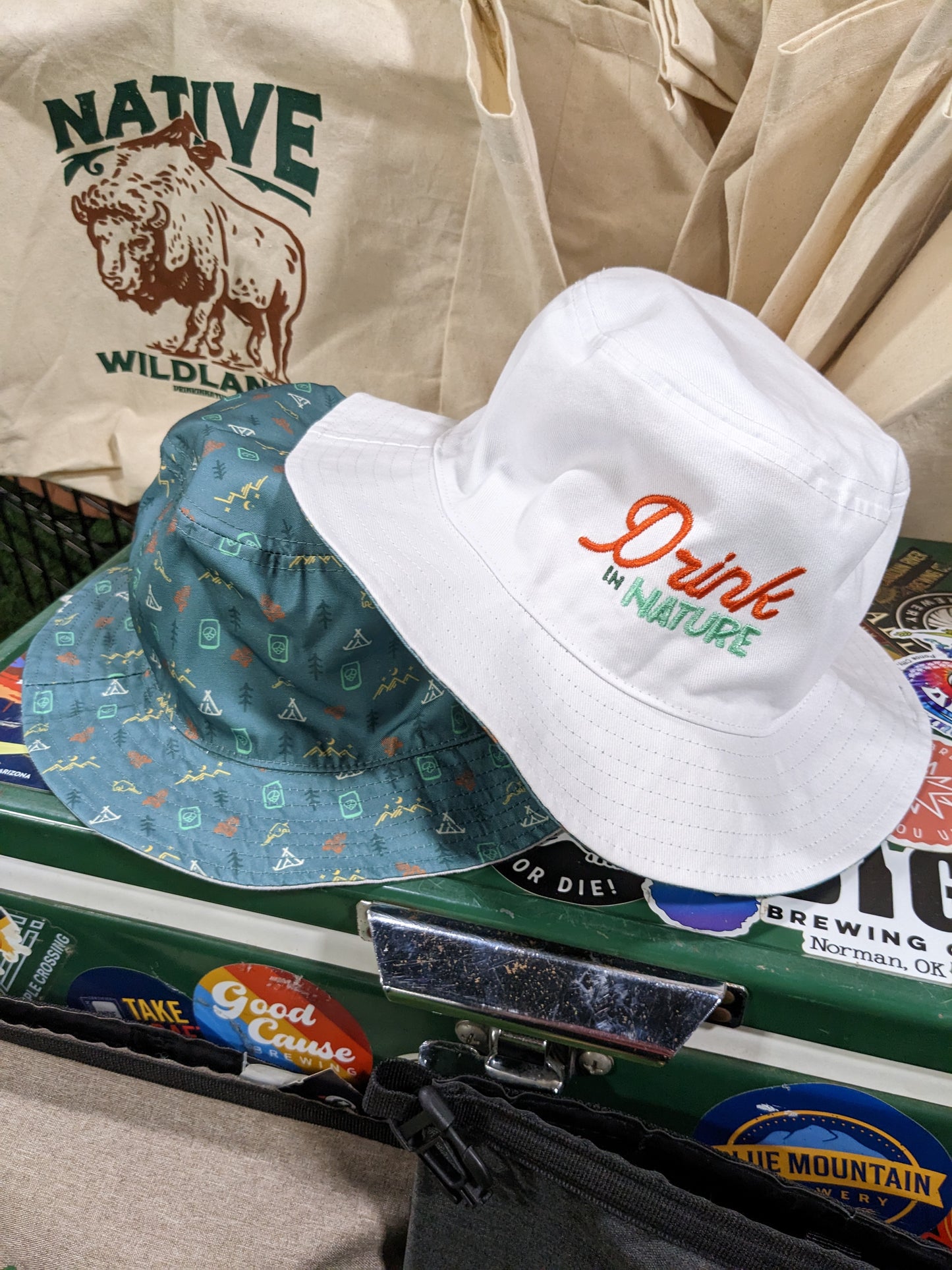 Drink in Nature Reversible Bucket Hat