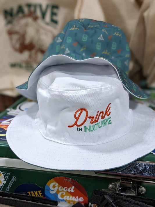 Drink in Nature Reversible Bucket Hat